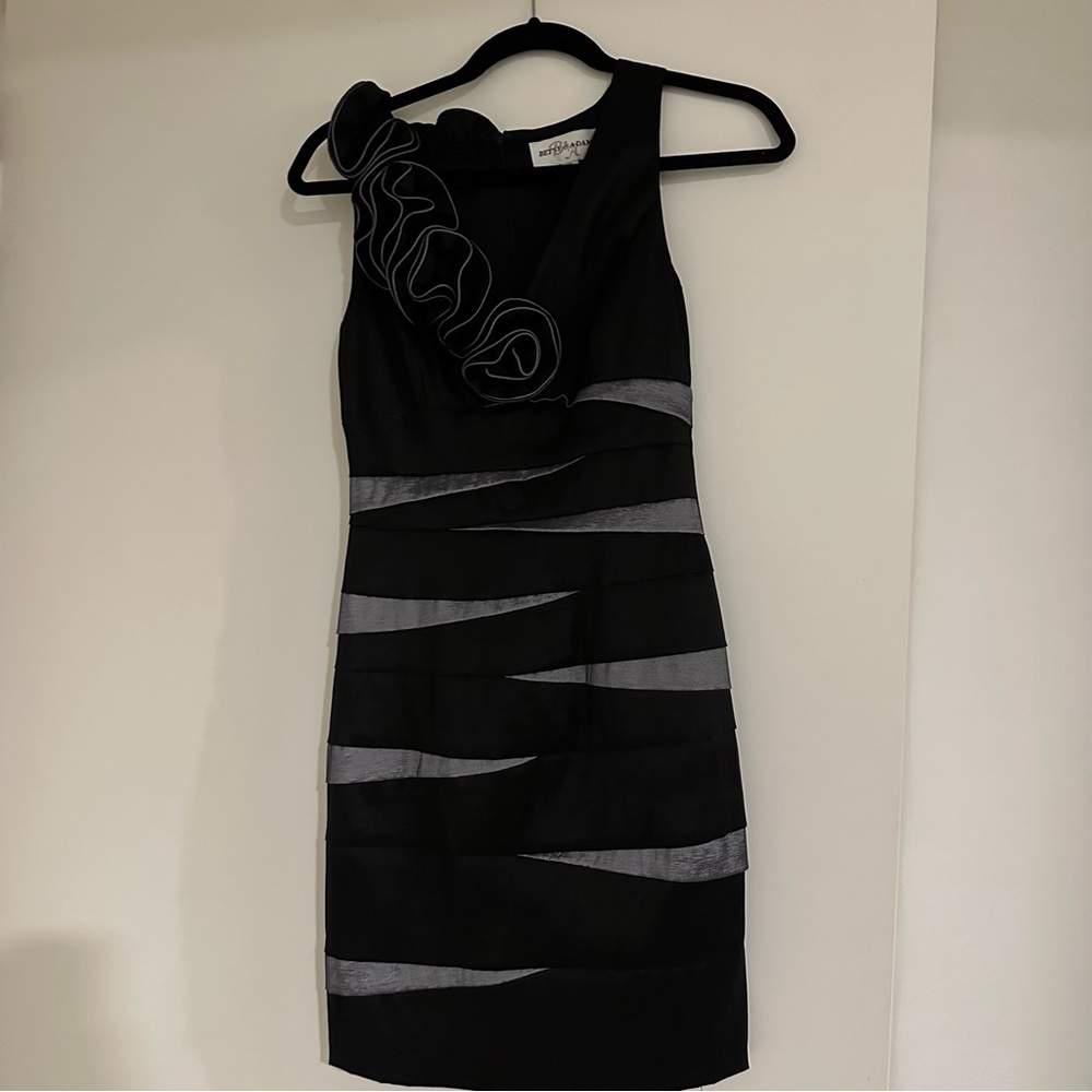 Black and grey dress